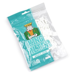 Filtro para Cigarro King Filter Menthol Slim de 6mm (Pacote com 200)