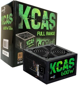 Fonte para PC Aerocool ATX 600W KCAS Sem Cabo - KCAS 600W