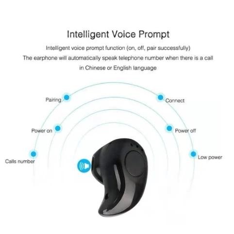 Mini Fone de Ouvido Bluetooth  sem Fio S530 - 1 unidade