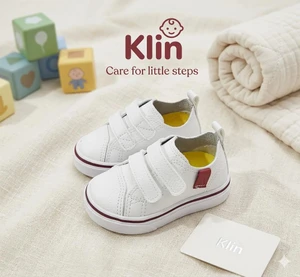 TENIS INFANTIL KLIN MINI STYLE BRANÊNIS INCO/VERMELHO - 259025