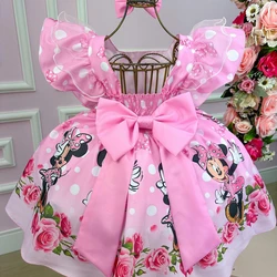 Vestido Temático - Minnie Rosa Claro