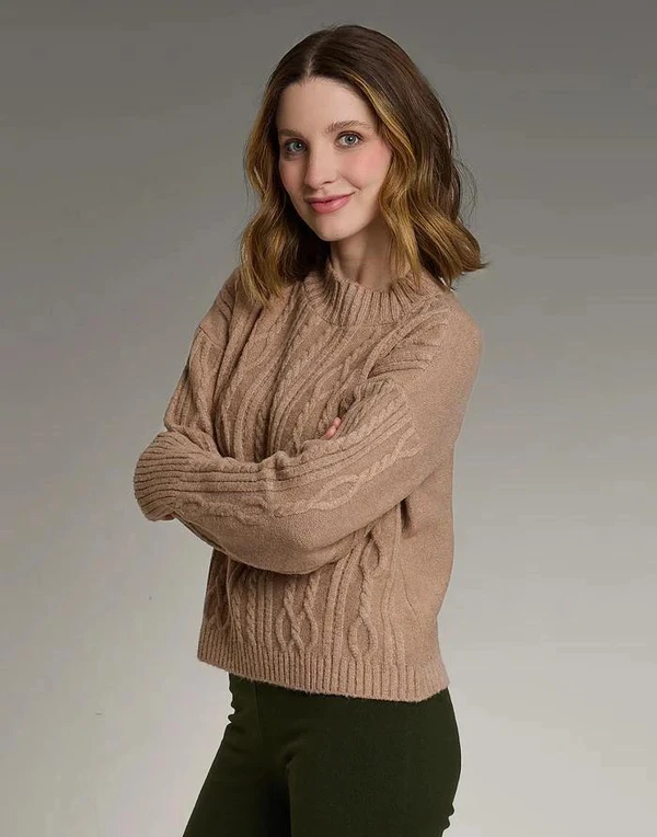 Blusa Trançada Varena De Inverno Velour