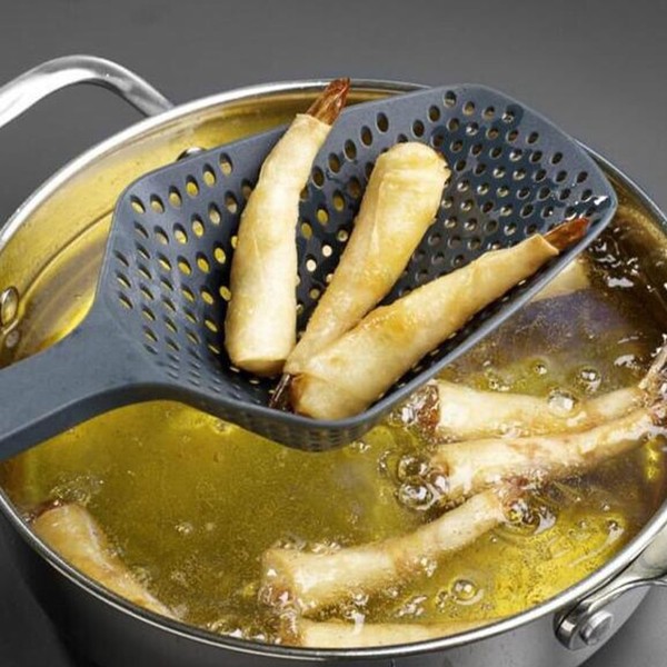 Grande filtro para a cozinha, colher do funil para o alimento fritado, vegetal, água, portable, ferramentas de cozimento home