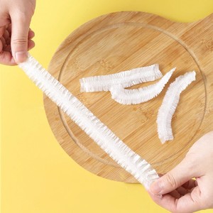 Capa descartável para alimentos, envoltório saran, capa intestinal de qualidade alimentar, saco plástico para manter fresco, acessórios de armazenamento de cozinha