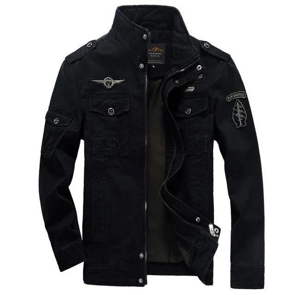 Jaqueta Militar Masculina Plus Size M-6XL - Algodão e Poliéster