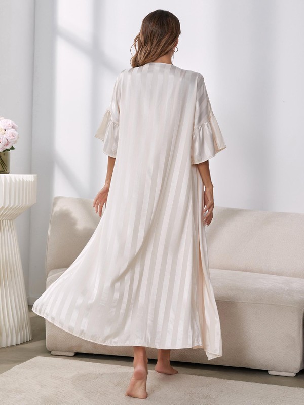 Conjunto Robe e Camisola Luxury Seda