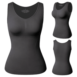Blusa Modeladora Feminina com Bojo e Compressão Suave