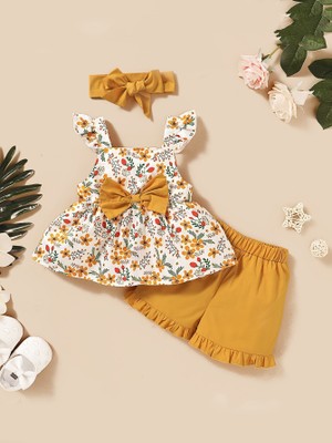 Conjunto Bow Floral