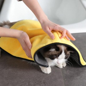 Toalha Absorvente de Secagem Rápida para Cães e Gatos