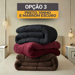 [COMPRE 1, LEVE 3] Edredom Premium Algodão Turco - Conforto de Hotel 5 Estrelas