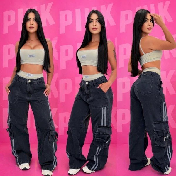 CALÇA PIMENTA ORIGINAL CARGO LISTRA