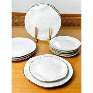 Kit 6 Pratos Rasos + 6 Pratos Sobremesa Ryo Maresia Oxford