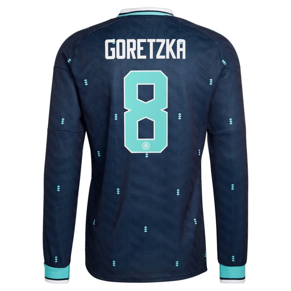 Camisa Seleção Alemanha Away 2026/27 Goretzka 8 - Manga longa