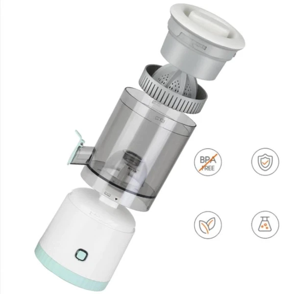 Espremedor Elétrico Recarregável USB para Laranja e Limão | Suco Natural em Segundos