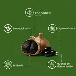 Fermenvita® Alho Negro Fermentado 6.000mg | Desincha, Regula e Fortalece a Imunidade