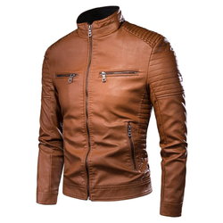 Jaqueta Masculina de Couro Italiano Matezzo