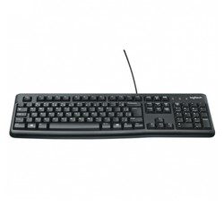 Teclado USB Logitech K120 ABNT2 Preto