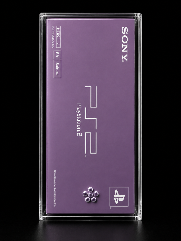 Case Acrílica Premium para PlayStation 2 Fat Sakura