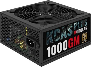 Fonte para PC Aerocool 1000GM Modular KCAS Plus 80 Plus Gold com Cabo - KCAS PLUS 1000GM