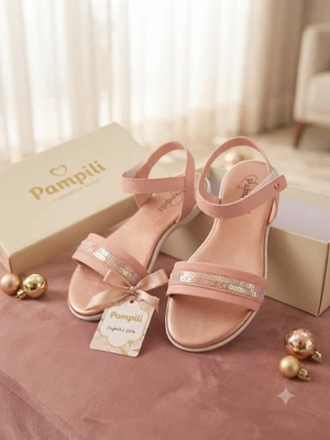 SANDALIA PAMPILI CANDY ROSA NOVO SINT 123130 