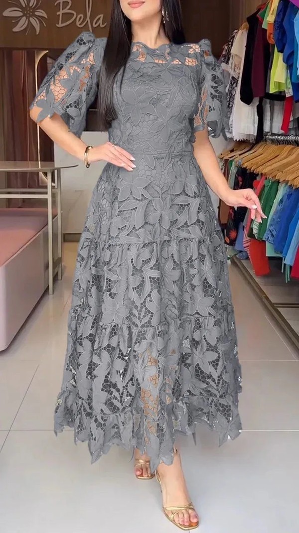 Vestido Feminino de Renda Anaju