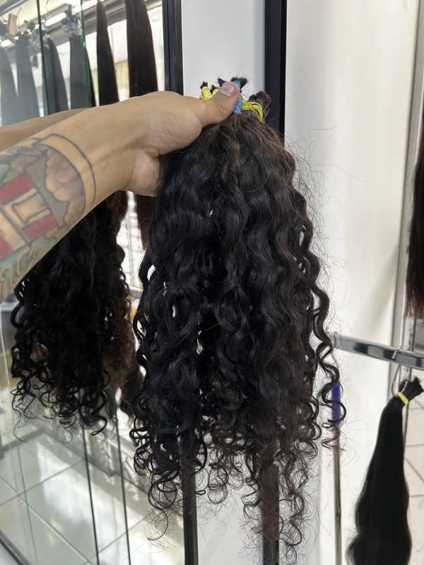 Cabelo Cacho Caipira Fios 55 cm