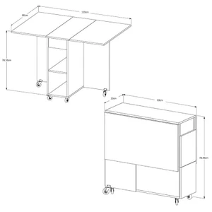 Mesa Dobrável Jade