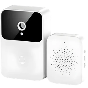Campainha C/ Câmera Wifi S Fio Inteligente Interfone C Áudio