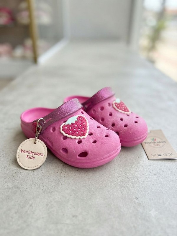 BABUCHE BABUCHE POP MINI - PINK/PINK GLITER 124051 WORLDCOLORS (AVARIA)