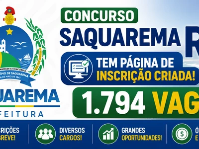Concurso Saquarema RJ tem página de inscrição criada; 1.794 vagas previstas