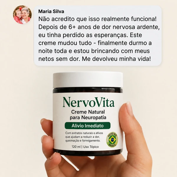 NervoVita Creme de Alivio e Reparo para Dor