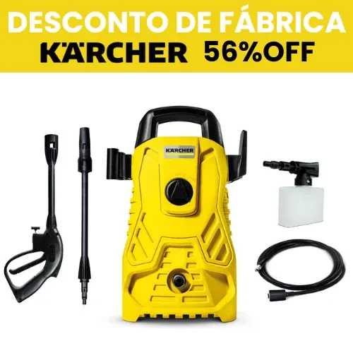 Lavadora Kärcher 1500 PSI 1400W – Modelo Atual com 56% OFF