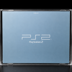 Case Acrílica Premium para PlayStation 2 Fat Aqua Blue