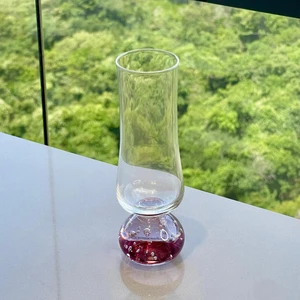 Jogo 6 Taças Champanhe Base Esfera Transparente 240ml