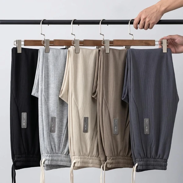 [Pague 3 Leve 5] Calça Apex Masculina em Algodão Texturizado e Poliéster de Alta Resistência
