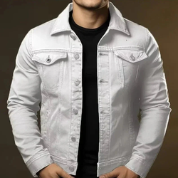 Jaqueta Jeans Masculina Slim Matezzo