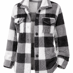 Casaco Feminino Xadrez Teddy