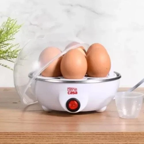 Cozedor Elétrico de Ovos Portátil para Até 7 Ovos