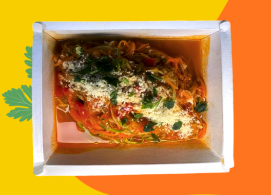 Espaguete de Abobrinha com Cenoura ao Molho Sugo-400Gr