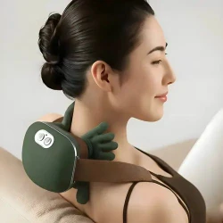 Massageador Elétrico 4D para Pescoço e Ombros com Aquecimento