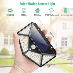 Lâmpada solar multifuncional decoração de jardim ao ar livre luz solar led à prova d' água holofote alimentado por luz solar com sensor de movimento