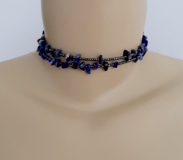 CHOKER LAZULI
