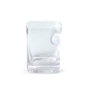 Copo de Vidro com Suporte para Charuto
