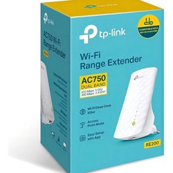 Repetidor TP-Link Sem Fio Wi-Fi AC750 RE200 Dual Band 5GHz - RE200