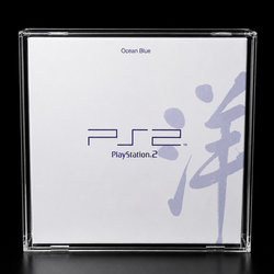 Case Acrílica Premium para PlayStation 2 Fat Ocean Blue
