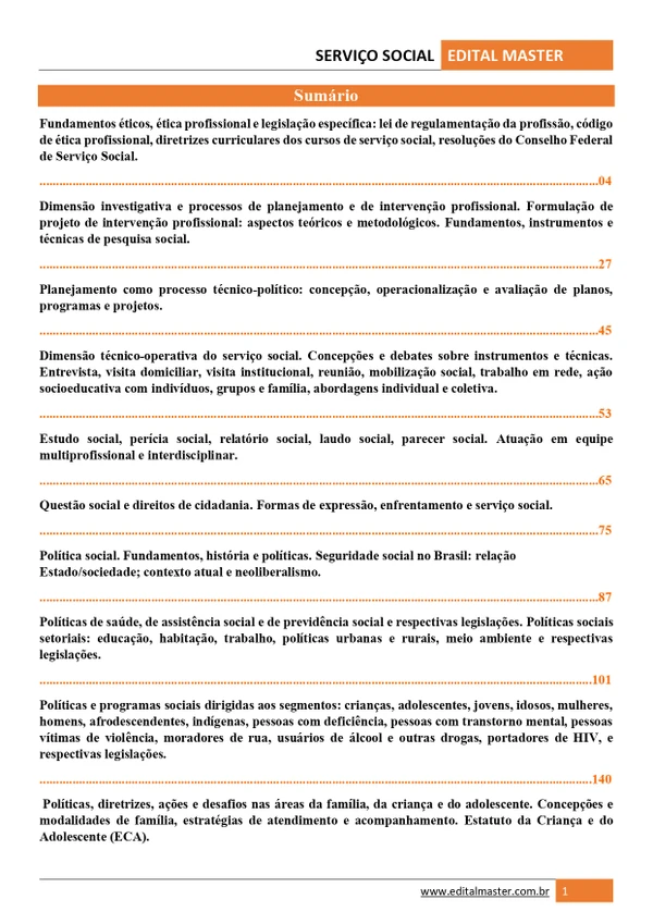 Serviço Social - SESAU AL