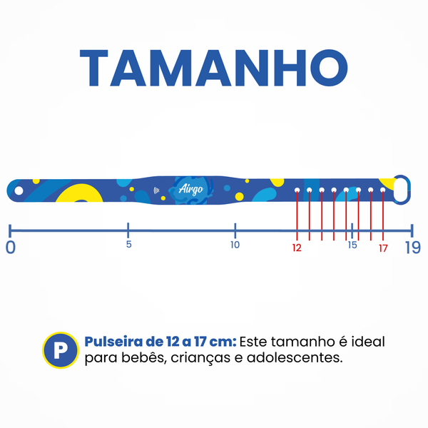 Pulseira de Identificação OKERX Kids - Segurança para Crianças