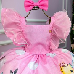 Vestido Temático - Safari Rosa Claro 