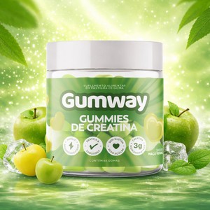 Creatina Monohidratada Gumway Maça Verde