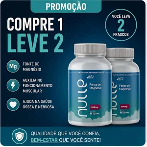 Nulle - Kit com 2 Frascos de 60 Cápsulas + Frete Grátis